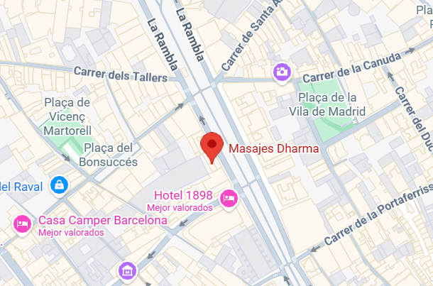 direccion de Dharma masajes eroticos en Barcelona
