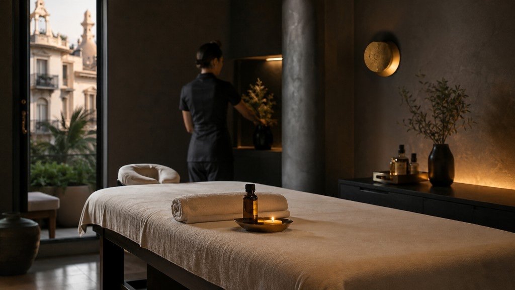 Suite de masajes eróticos en Barcelona · ambiente íntimo Dharma