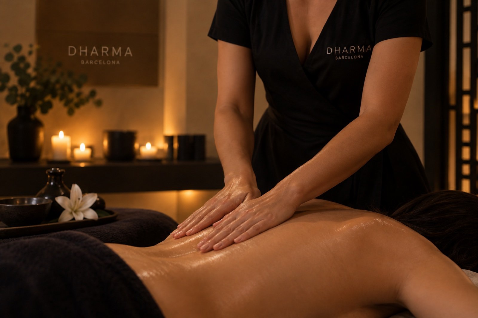 Séance de massage érotique à Barcelone · Dharma
